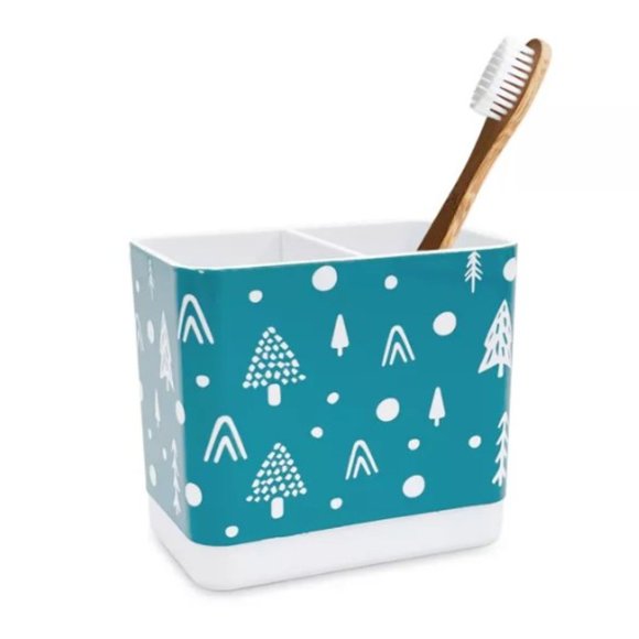 Marmalade Polar Bear Plastic Toothbrush Holder Whimsical Tree Mountaintop Design - Picture 2 of 3